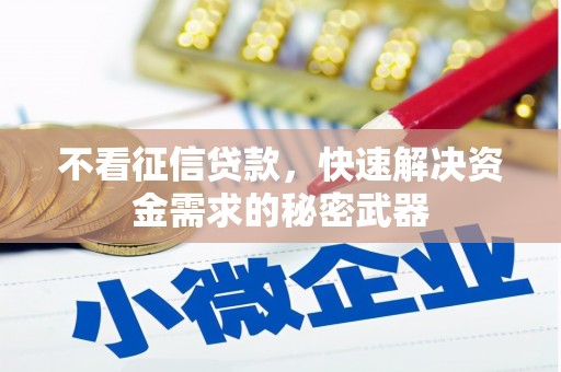 黄埔不看征信贷款，快速解决资金需求的秘密武器