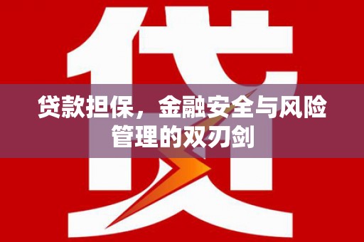 黄埔贷款担保，金融安全与风险管理的双刃剑